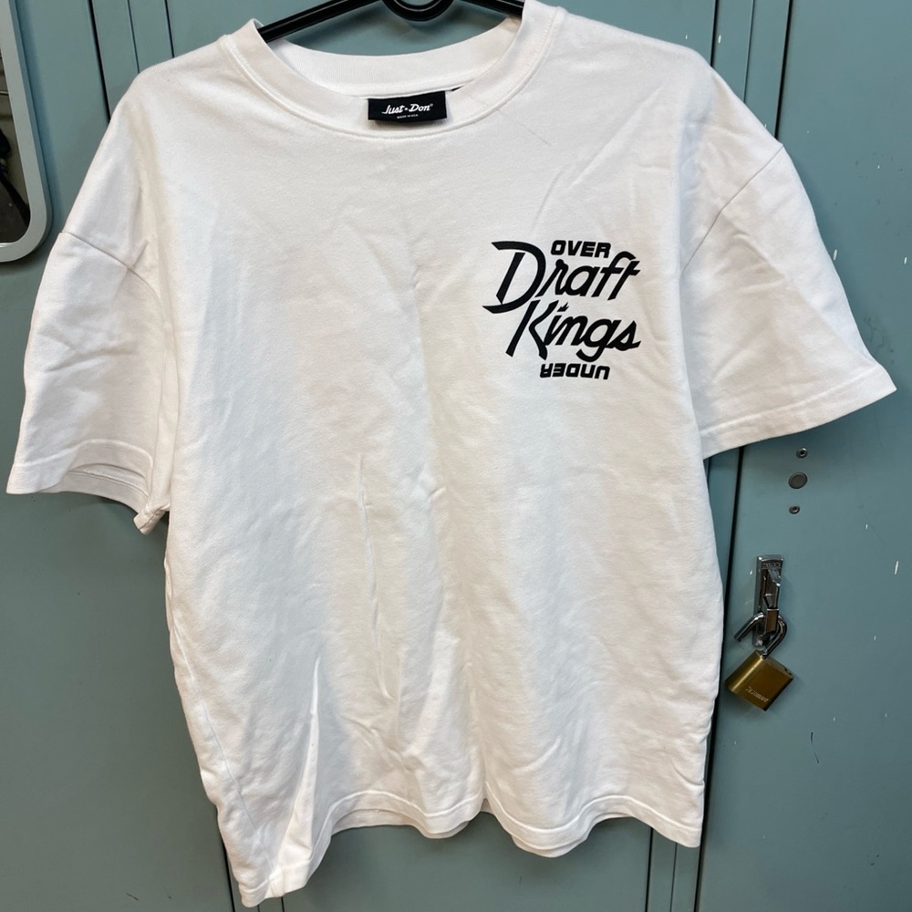 Just Don White Graphic Tee